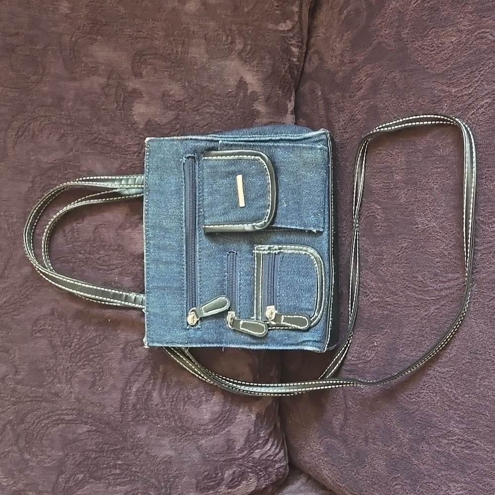 Denim Crossbody Purse